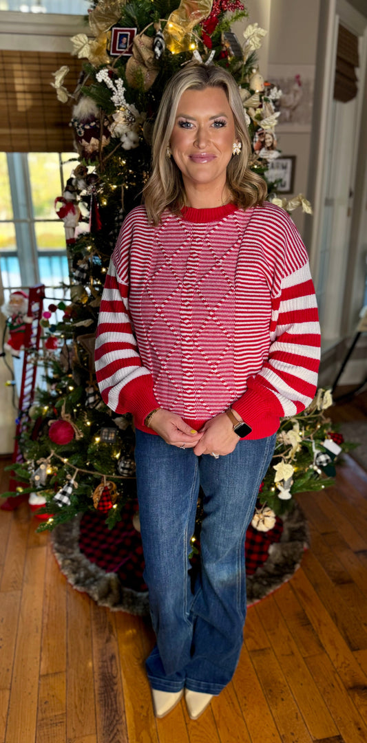 The Candy Cane Sweater