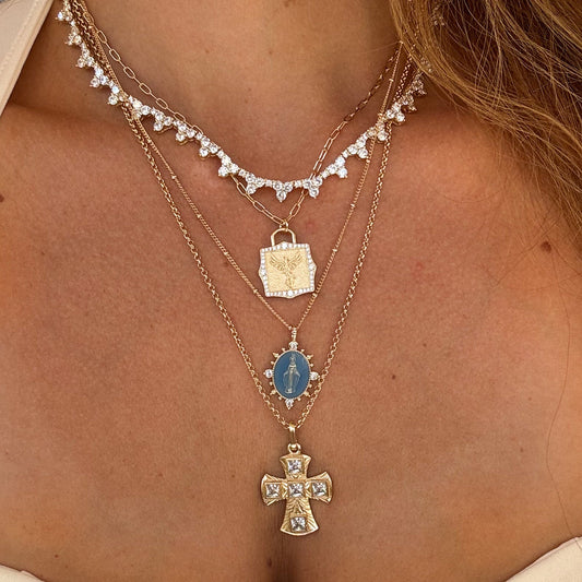 Phoenix Rising Necklace - White
