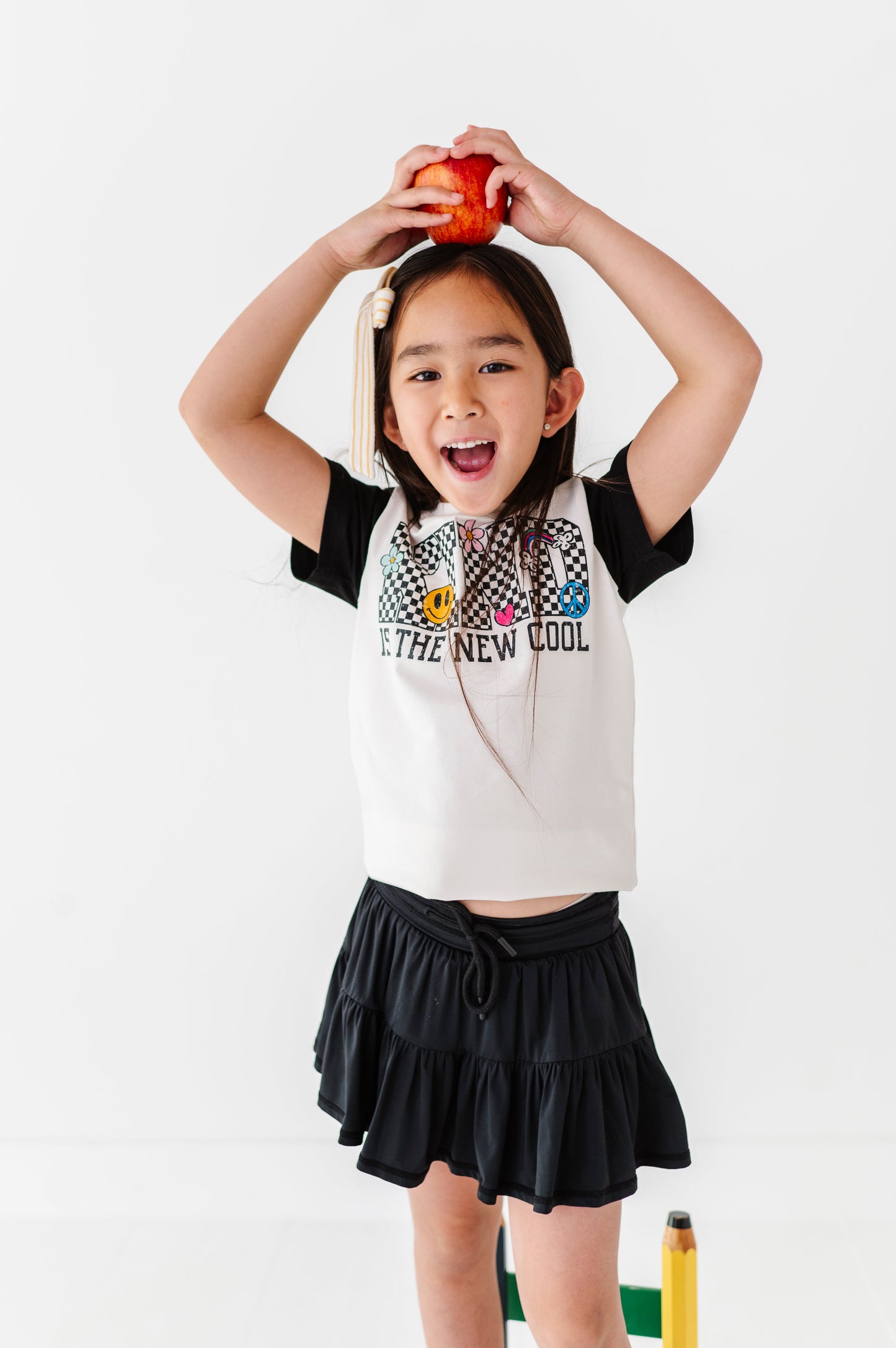 KIND Check Colorblock Tee