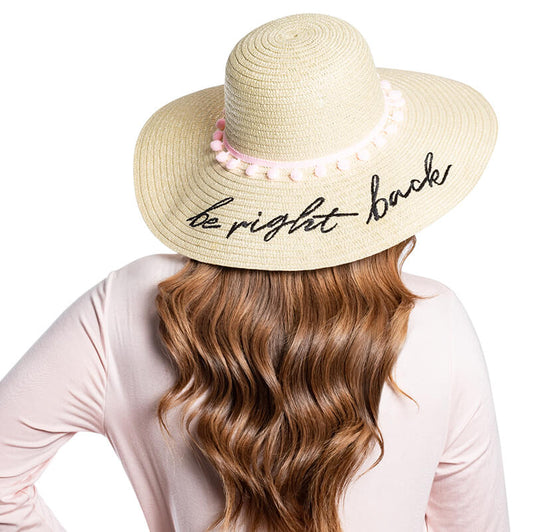 Be Right Back Beach Hat