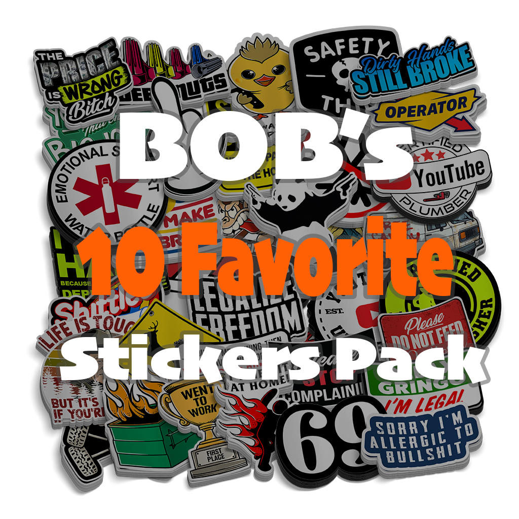 Free Sticker Pack - Bob’s 10 favorite stickers