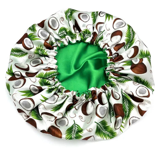 Coconut Delight Satin Bonnet & Scrunchie