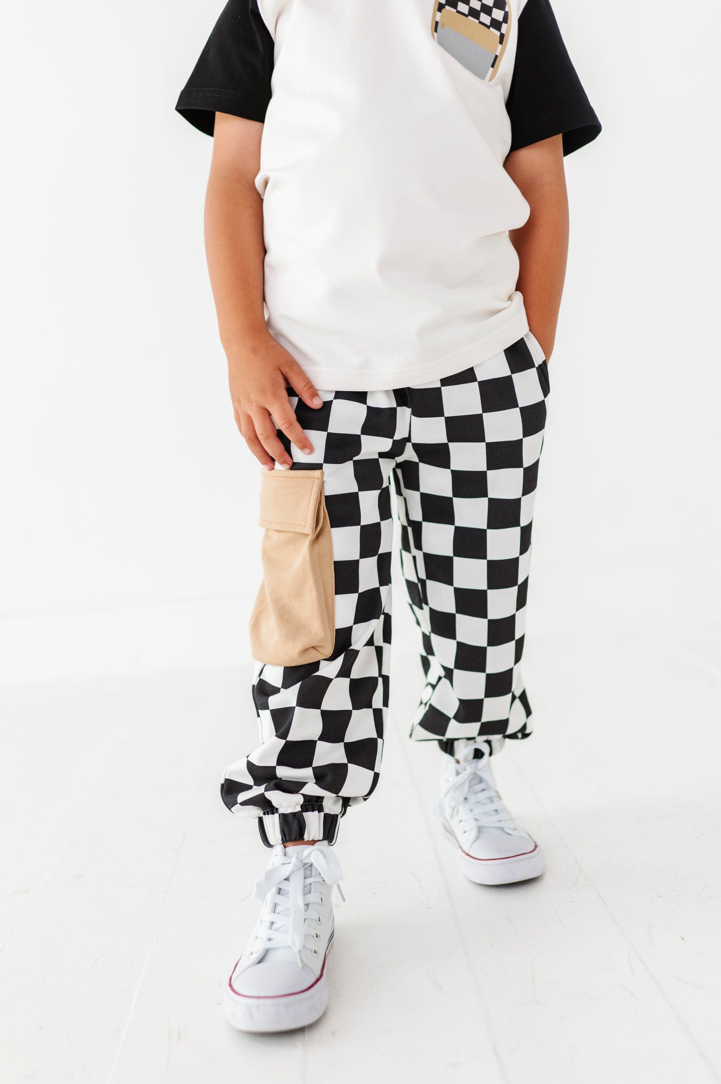 Boy Backpack Colorblock Tee(cool to be kind on back)