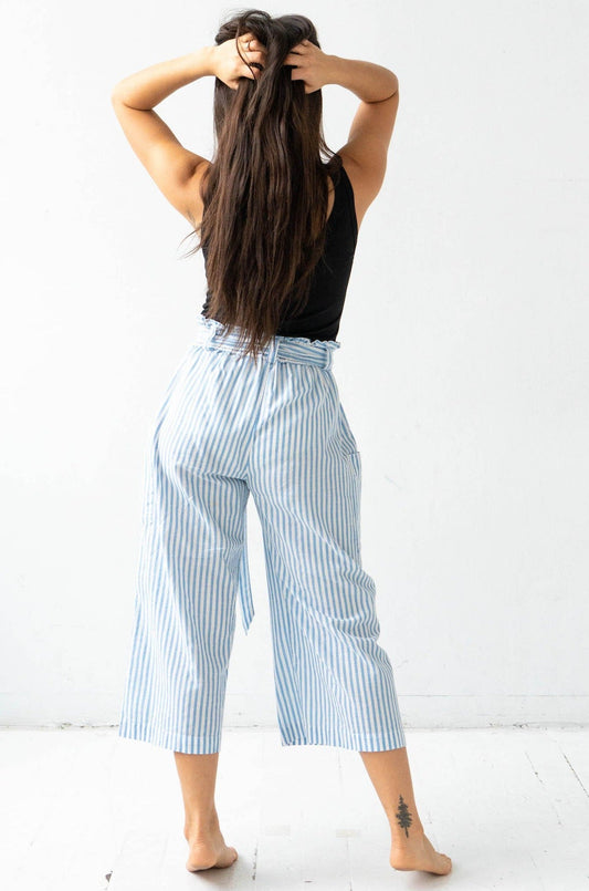 Tie Waist Crop Pants