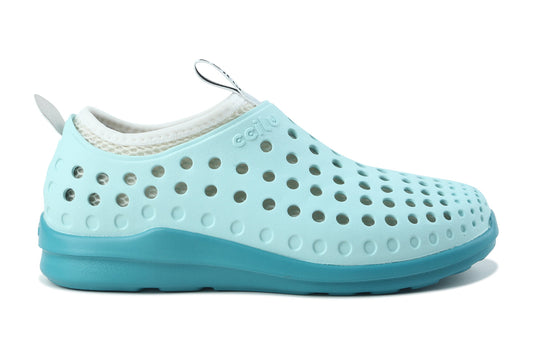 Innovative Eco-Friendly Sneakers for Women in Light Blue/Green