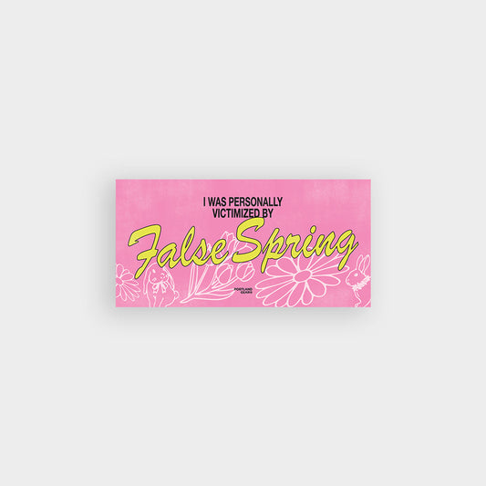 False Spring Sticker