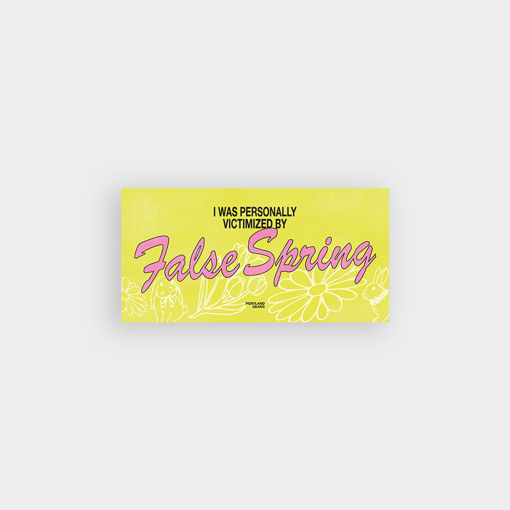 False Spring Sticker