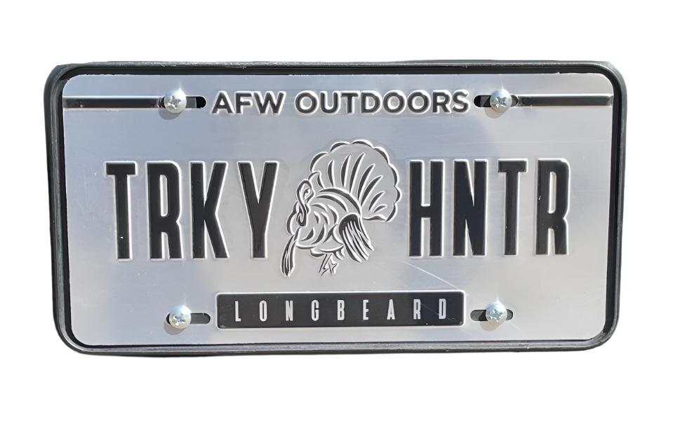 Turkey Hunter License Plate