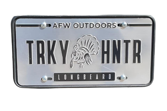 Turkey Hunter License Plate