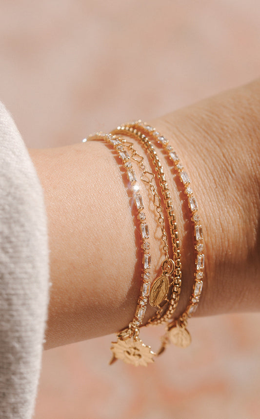 Sacred Heart Tennis Bracelet