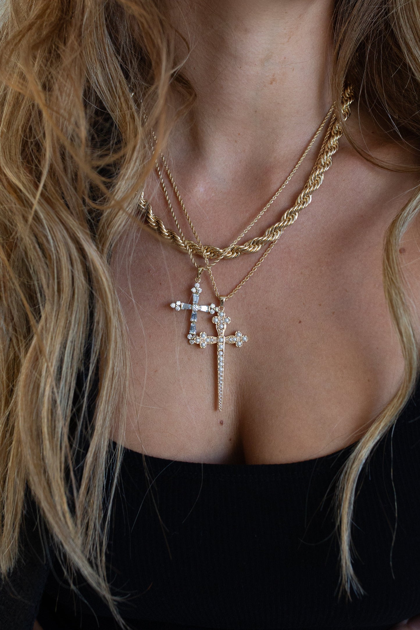 Queen's Cross Necklace