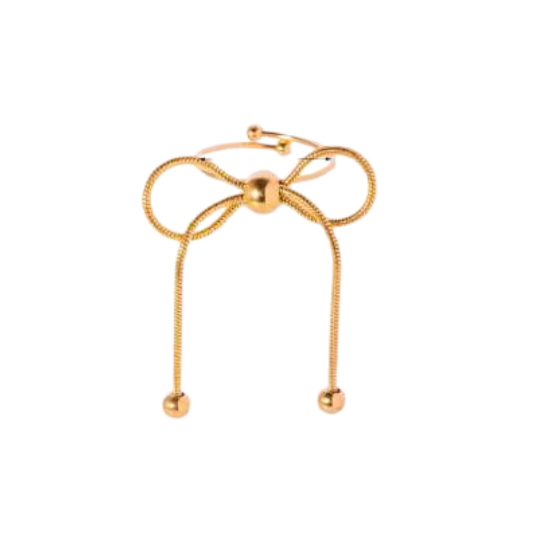 Droopy Bow Ring