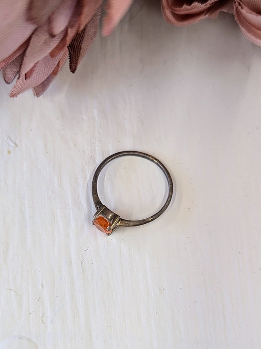 Tarnished Sterling Silver Ring - Size 6