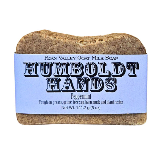 Natural Goat Milk Soap | Humboldt Hands Heavy-Duty Hand Cleaner | Peppermint