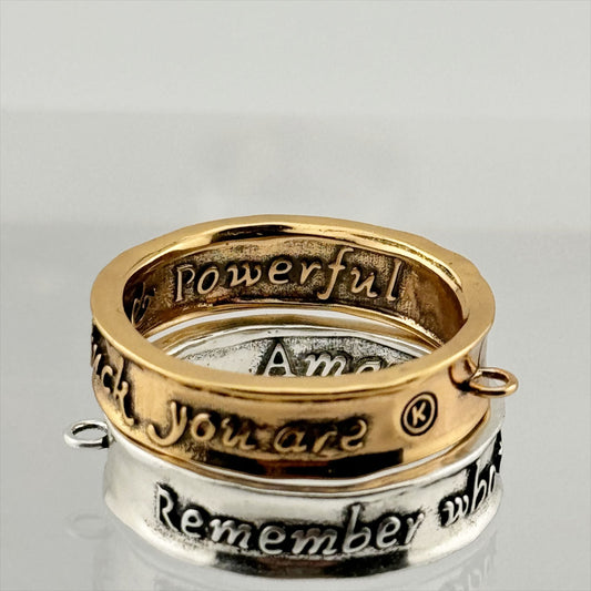 Remember Who the F*ck You Are Amazing & Powerful Ring Original Necklace