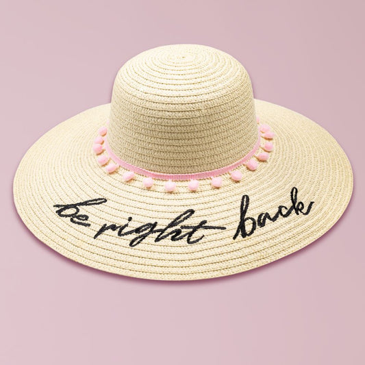 Be Right Back Beach Hat