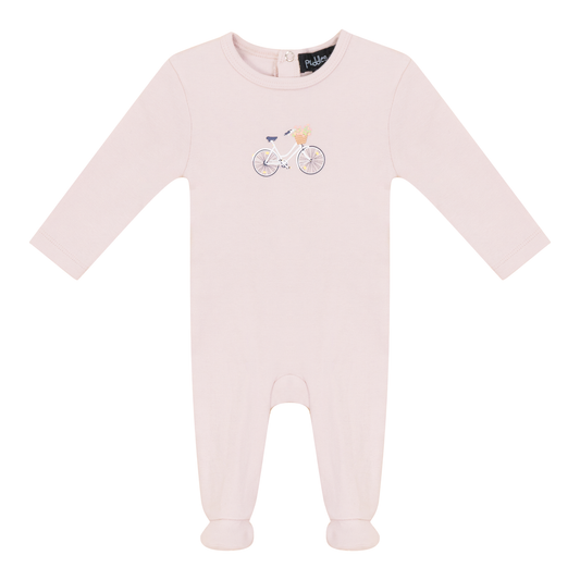 Scooter Bicycle Print Onesie