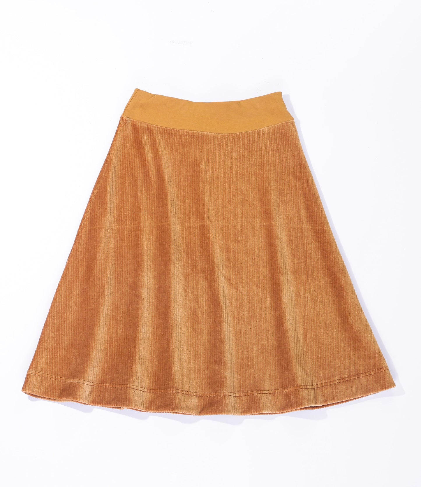 Ribbed Velour Tiered Short Skirt