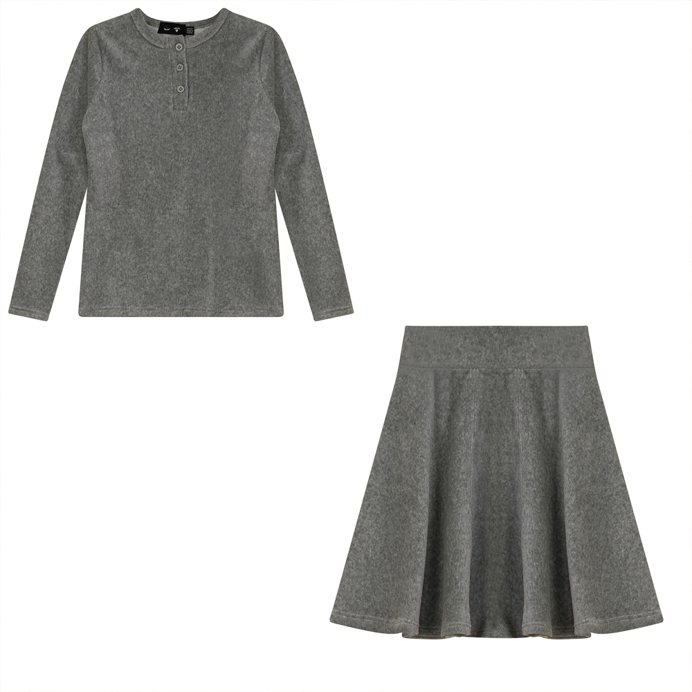 Mini Velour Rib 2 PC Set