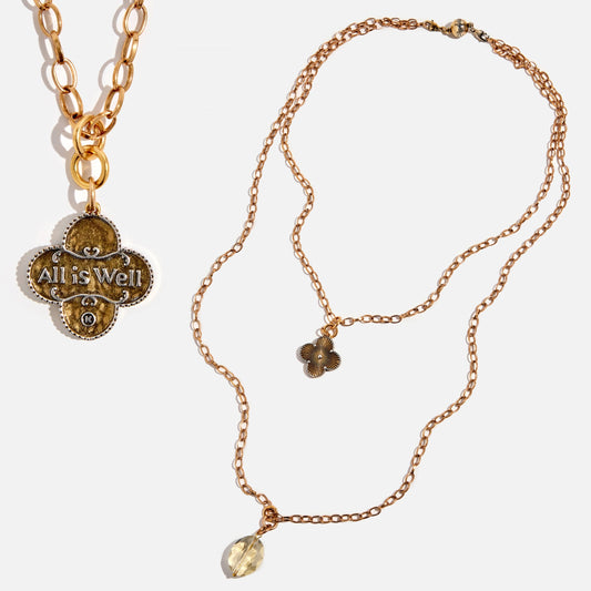 All is Well Clover Original Lite Necklace