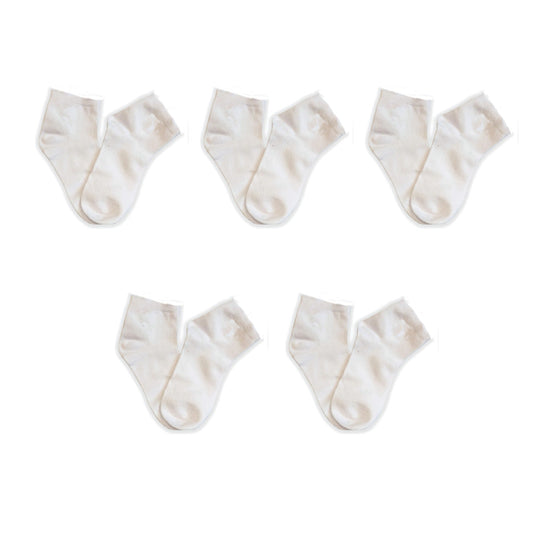 ANKLE 5-Pack Seamless Toe Socks great with Sensory Sensitivities