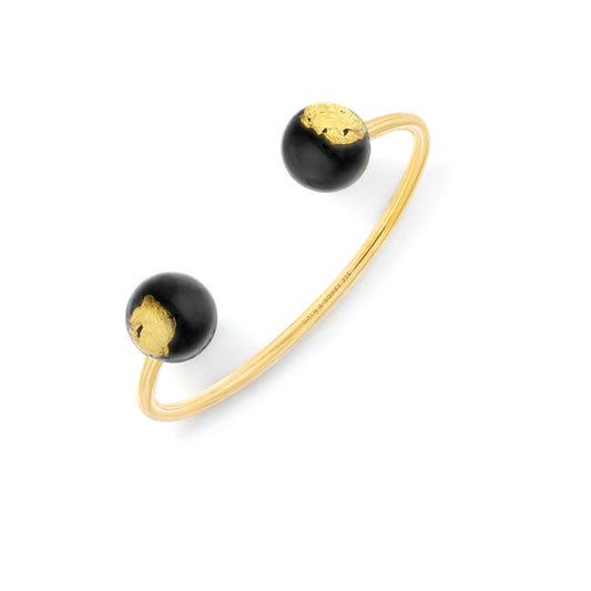 Lucite Bead Cuff Bracelet