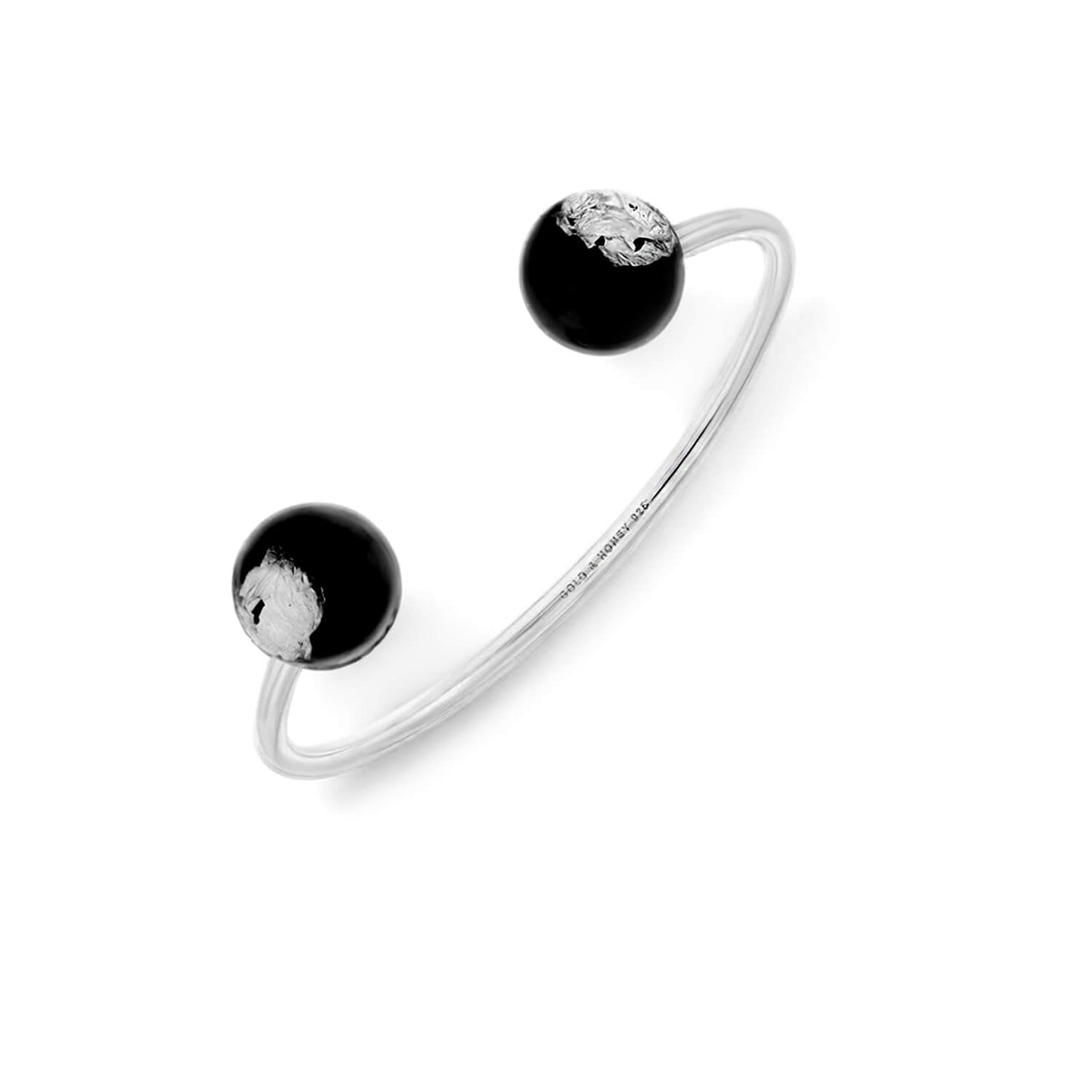 Lucite Bead Cuff Bracelet