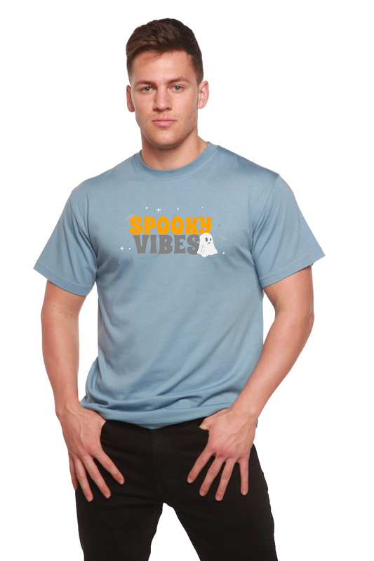 Spooky Vibes Bamboo Viscose/Organic Cotton Short Sleeve Printed T-Shirt