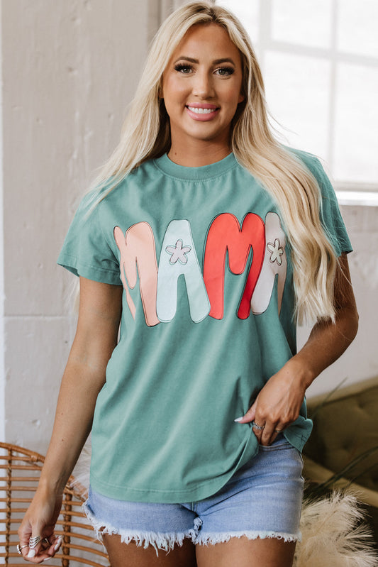 MAMA Mineral Wash Crewneck Tee