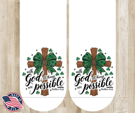 God Makes It Possible – White