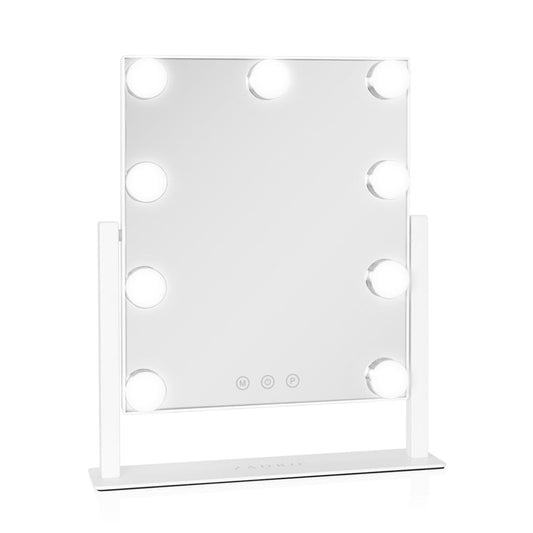 9 Led Light Bulb Hollywood Vertical Makeup Mirror - 12" X 14"