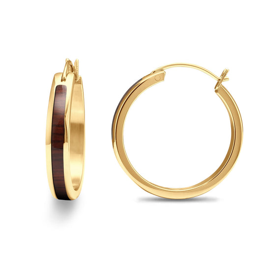 Jarrah Hoop Earrings - Yellow Gold