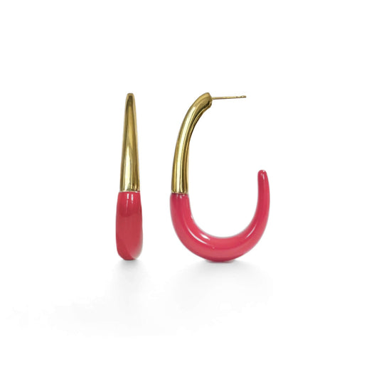 J Hoop Earrings