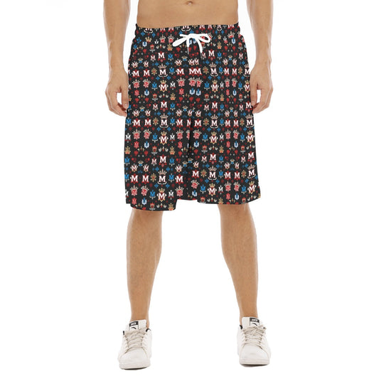 Munsieur Luxury Men's Fashion Shorts with Bold Streetwear Design
