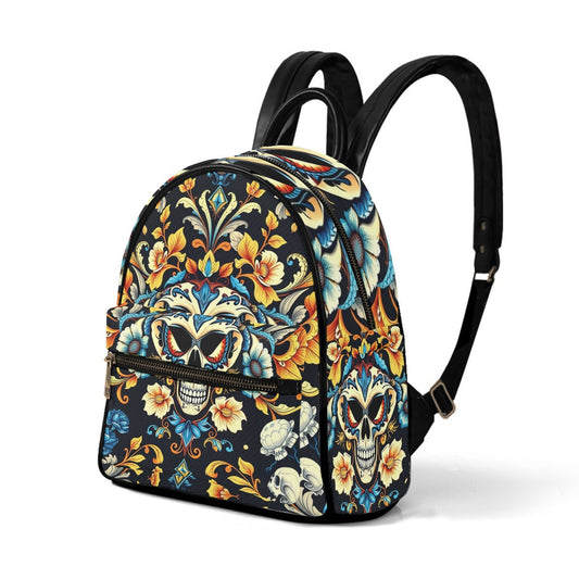 Munsieur Luxury Streetwear Backpack with Skull Design