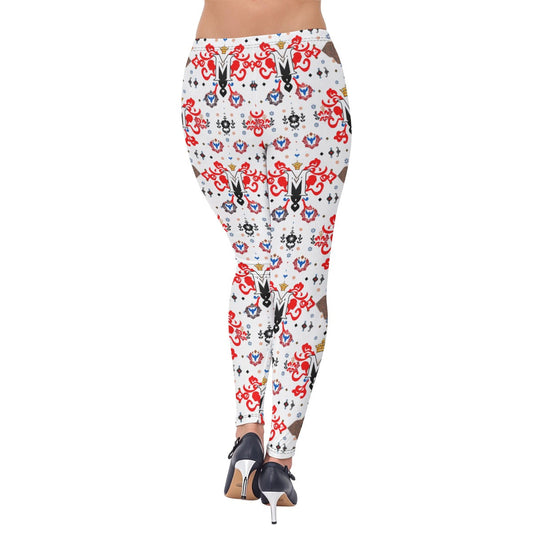 Munsieur Luxury Urban Leggings for Women - Bold Print
