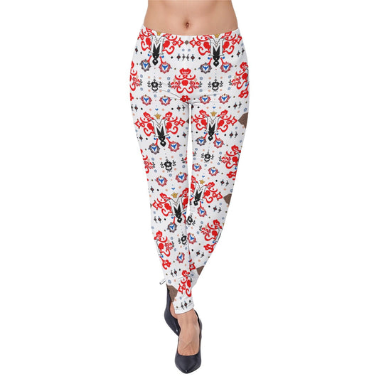 Munsieur Luxury Urban Leggings for Women - Bold Print