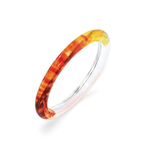 Tie Dye Slip On Lucite Bangles