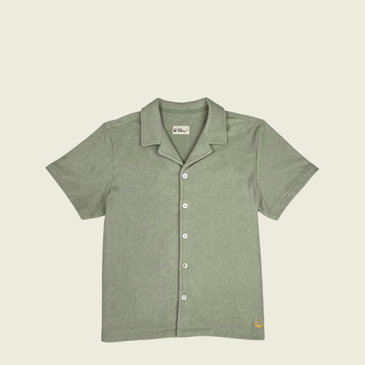Sage Toweling Terry Cabana Shirt