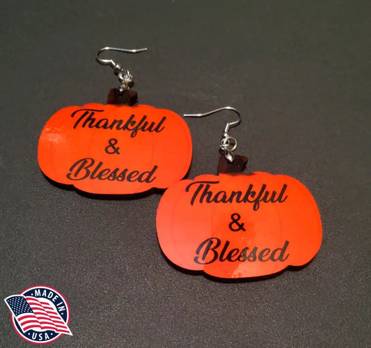 Thankful & Blessed - Orange