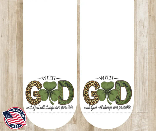 With God – White