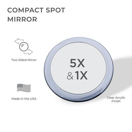 Compact Mirror with Magnification