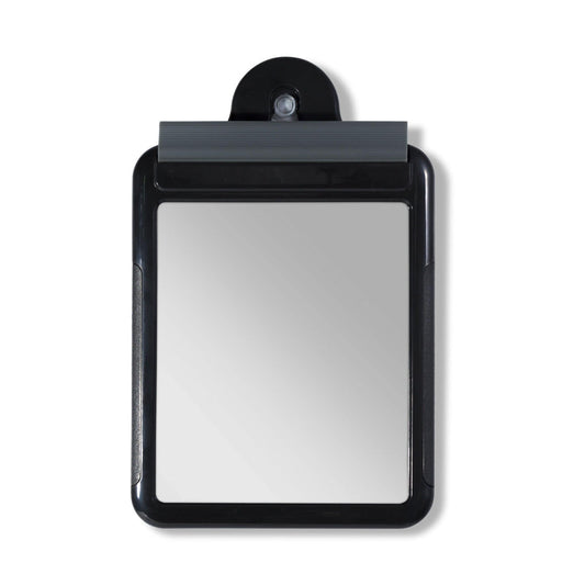 Fogless Shower Mirror for Travel with Suction Cup & Squeegee